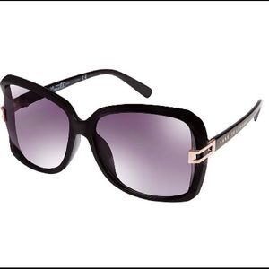 Black & Gold Oversize Sunglasses 😎